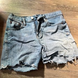 Distressed shorts